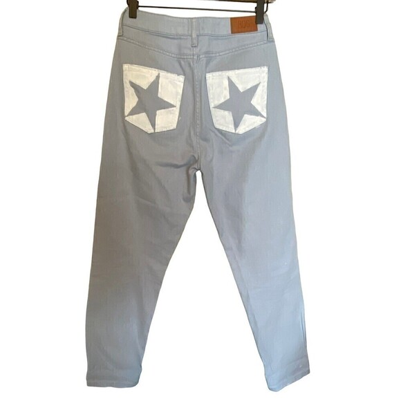 Bdg Mom Jeans Urban Outfitters Womens Size 27X32 Painted Star High Rise - Picture 3 of 11